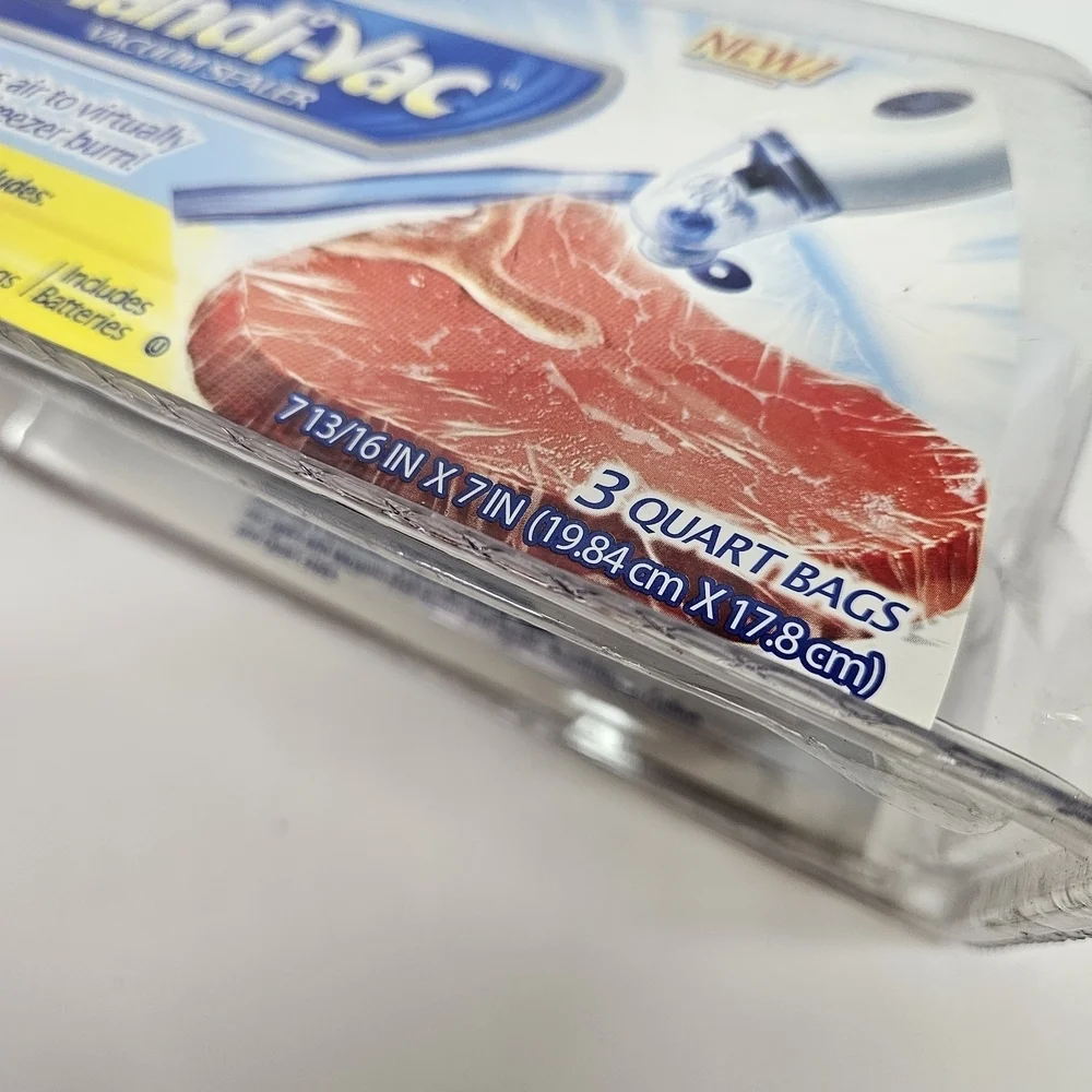 NEW Reynolds Handi-Vac Vacuum Sealer Starter Kit Set Includes Freezer Bags